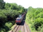 BR 232 mit Zugen 232 205, als Schlusslok bei CS 61904, in Tr�glitz (15.07.2006)