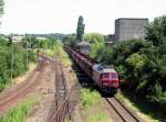 BR 232 mit Zugen 232 455 mit CS 61904 in Tr�glitz (15.07.2006)