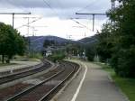 titisee hier steht die Ausfahrt von Gl. 1 in Ri Seebrugg