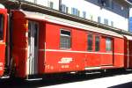 gepack--und-postwagen DZ 4233 - Gep�ckwagen mit Postabteil am 19.08.1989 in Arosa - �bernahme 08.03.1981 - SWS/SWP - Fahrzeuggewicht 9,00t - Zuladung 8,00t - L�P 11,92m - zul�ssige Geschwindigkeit 80 km/h. - �2=19.05.1988 - nur RhB-Logo. Lebenslauf: DZ 4233 - 11/1997 BD 2481 (Arosa-Express) - Hinweis: mit Kennzeichnung an den Ecken, die Gep�ckwagenserie bestand aus 3 Fahrzeugen mit den Nummern 4231 bis 4233, gescanntes Dia

