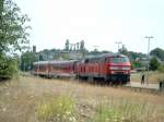 Bahnhof Grevesm�hlen; BR 218 ...  Manfred Hellmann 23.08.2006