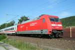 101 045-3 mit IC ...  Juergen Borngiesser 02.09.2006