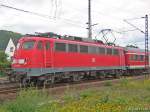 110 435-5 in Niederlahnstein ...  Uli Kutting 06.09.2006