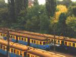 Mehrere EN57 sind im September 1998 in Poznan abgestellt.  ...