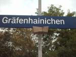 Der Bahnhof Gr�fenhainichen.  ...  Kevin B. 19.10.2006
