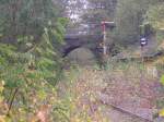 Ausfahrsignal des ehemaligen AW Saarbr�cken-Burbach (SSBX). Die Strecke AW - ...