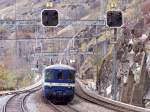 BLS Re 465 mit Wendezug Brig - Goppenstein verl��t am ...