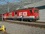 Triebfahrzeuge Furka Oberalp Bahn, FO Lok HGm 4/4 am 15.08.00 in Andermatt
