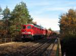 233 206 mit Schotterzug ...  Mirko Kiefer 05.12.2006