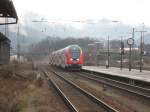 Einfahrt es RE´s nach ...  Andreas Hackenjos 14.12.2006