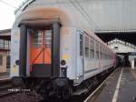 Letzter Wagen des EC 240 Wawel in Legnica. Dieser Wagen ...