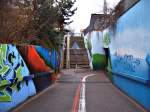 Der sch�n bemalte Eingang ...  P.F. 08.01.2007