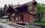 Bahnhof La Tine zwischen ...  G�nther Glauz 09.01.2007