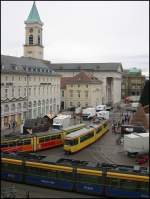 Typisches Stra�enbahn-Gewusel am Gleisdreieck ...  Thomas Schmidt 13.01.2007