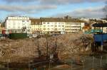 Blick von der Behelfsbr�cke ...  Lars Vetter 04.02.2007