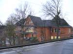 Das Bahnhofsgeb�ude des L�ner ...  Kevin Hilgert 05.02.2007