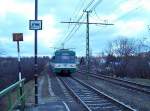 Zug 933 verl��t am 20.01.2007 die Haltestelle Budapest-Ilonatetep in Richtung ...