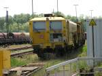 Stopfmaschine abgestellt in Saarbr�cken ...  Martin P�hlmann 13.02.2007