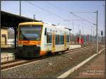 VT03.1 der Freiberger Eisenbahn als FEG30418 startet soeben nach Holzhau. ...