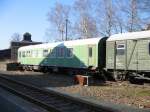 Ehemaliger Transportbegleitwagen im Bahnhof Mulda, 18.02.07 ... Ehemaliger Transportbegleitwagen im Bahnhof Mulda, 18.02.07 ...