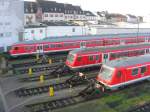 Abgestellte Regionalzüge BHF Aschaffenburg ... Abgestellte Regionalzüge BHF Aschaffenburg ...