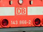 Detailaufnahme von 143 866. ...  Dominik Pfeffer 27.03.2007