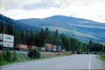 G�terzug vom Yellowhead Pass ...  Franz Gumhold 28.03.2007
