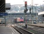 185091-6 mit schwerem G�terzug ...  Uwe Braig 02.04.2007