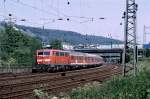  Die 111 146 bei der Durchfahrt in Hagen-Hengstey mit ...
