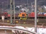 Lok 58 der Saarstahl AG am 04.04.2007 in Saarbr�cken.  ...
