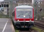 Der Niers-Express bei der Einfahrt in den D�sseldorfer Hauptbahnhof. Auf ...
