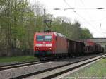 185 068 mit gemischtem G�terzug Richtung Lehrte. Die Aufnahme entstand ...