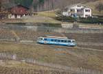 ASD Regionalzug 442 kurz nach Aigle auf der Fahrt nach ...