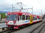 TPC / AOMC - Zahnradtriebwagen Beh 4/8 592 im Bahnhof ...