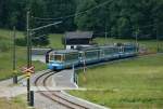 TPC Transports Publics du Chablais Regionalzug 436 der ASD kurz vor Vers-l'Eglise.
(01.07.2010)