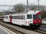 tpf - Einfahrender Regio von Bulle im Bahnhof Romont am ...