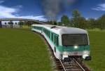Ein Zug der Baureihe 628 in TRAINZ 2007. Man beachte ...