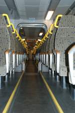 Eine ziemlich enge und aussichtslose Sitzkultur herrscht im Trans Regio ...