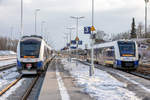 11.2.2021 - Sande Bahnhof. ...  Peter Langer 11.02.2021