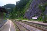triberg Gleis 1 und 2 in Triberg; 20.06.2010