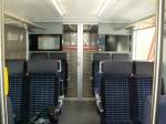 triebzuge-abe-8-12 Innenansicht des ABe 8/12 Triebzuges Nr.3502 'Allegra'
als fahrplanm�ssiger RE nach Davos-Platz.
Am 1. Mai findet in Landquart die Namenstaufe der ersten vier  �ALLEGRA� Triebz�ge statt.Landquart 06.04.10
