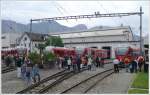triebzuge-abe-8-12 Die Triebfahrzeugtaufe in Landquart stiess auf reges Interresse der Bev�lkerung. (01.05.2010)