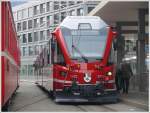 triebzuge-abe-8-12 ABe 8/12 3503 steht auf Gleis 1 in Chur bereit zu einer Extrafahrt zur Triebzugtaufe in Landquart. (01.05.2010)
