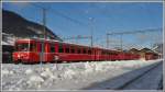 Abgestellte Triebwagen in Landquart. ...  Herbert Graf 30.12.2011
