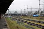 Bahnhof Valasske Mezirici am frühen Morgen des 11.August 2018.