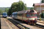 CD 50 54 80-29 307-3 Bfbrdtn nach der Ankunft als Os 14417 von Ivancice am 18.August 2018 im Bahnhof Moravske Branice.