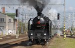 464 008 am 24.09.16 zum Tag der Eisenbahn in Cheb/Eger