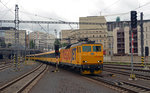 162 118 stellt am 15.06.16 den regiojet 1009 nach Havirov am Prager Hbf bereit.