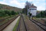 Bahnhof Bransouze am 09.August 2019.