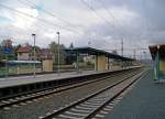 Der Bahnhof von Falkenau/Sokolov ist im letztem Jahr aufwndig saniert worden.